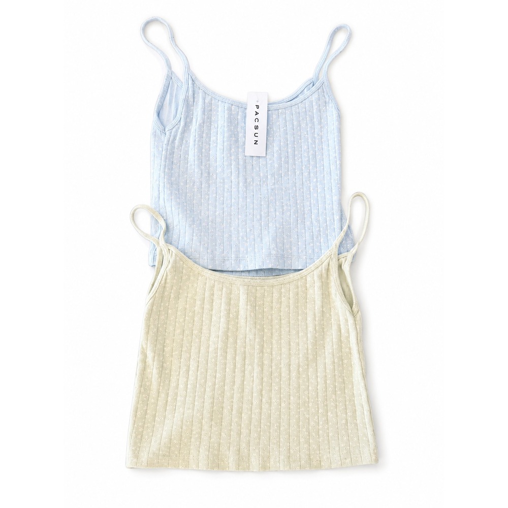 Brandy Melville x John Gault & LA Hearts Ribbed Cami Tank Lot XS